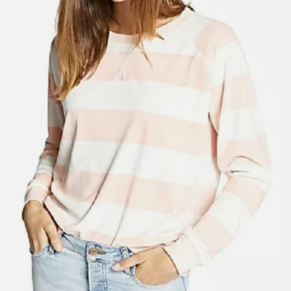 Anthro Sanctuary La Brea velvet sweatshirt small
